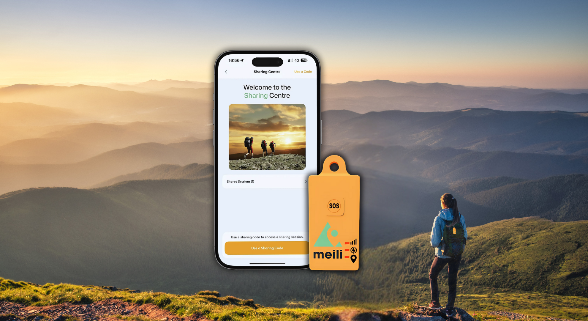 Secure GPS tracking for individuals in the outdoors