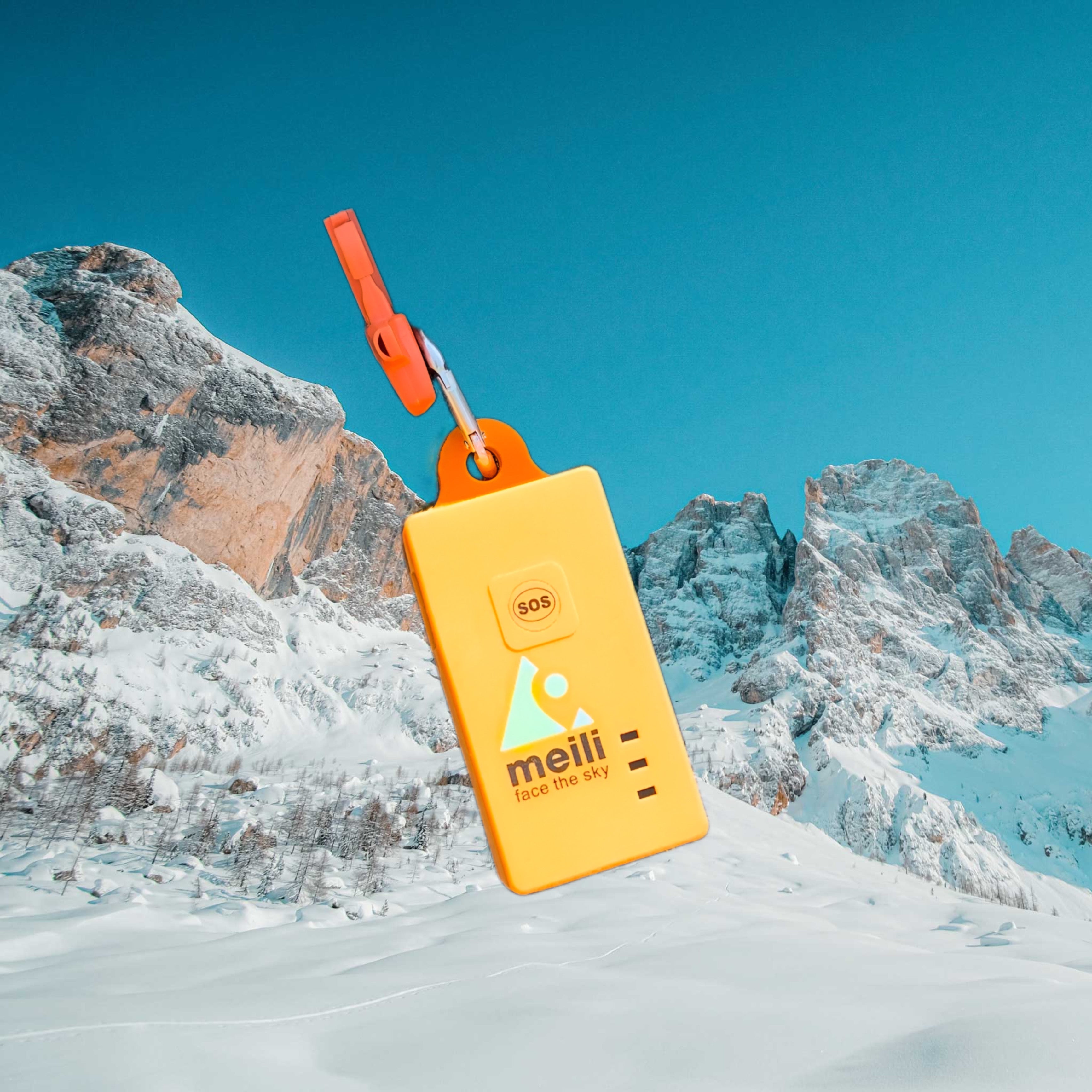 Meili GPS. A personal outdoor GPS tracker for managing groups and individuals in the outdoors. With SOS feature and 1:25,000 outdoor maps provided in the Meili Map & Track app.